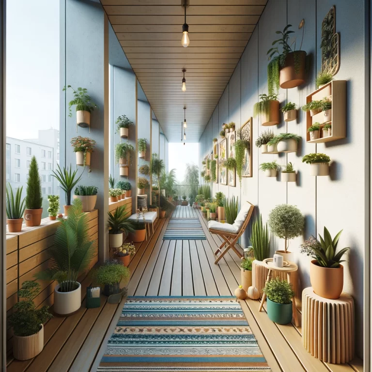 Aménager un petit balcon en longueur sans le transformer en couloir