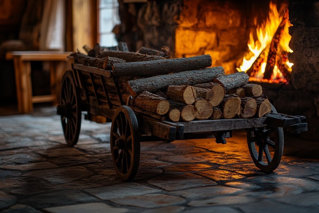 Chariot pour bois