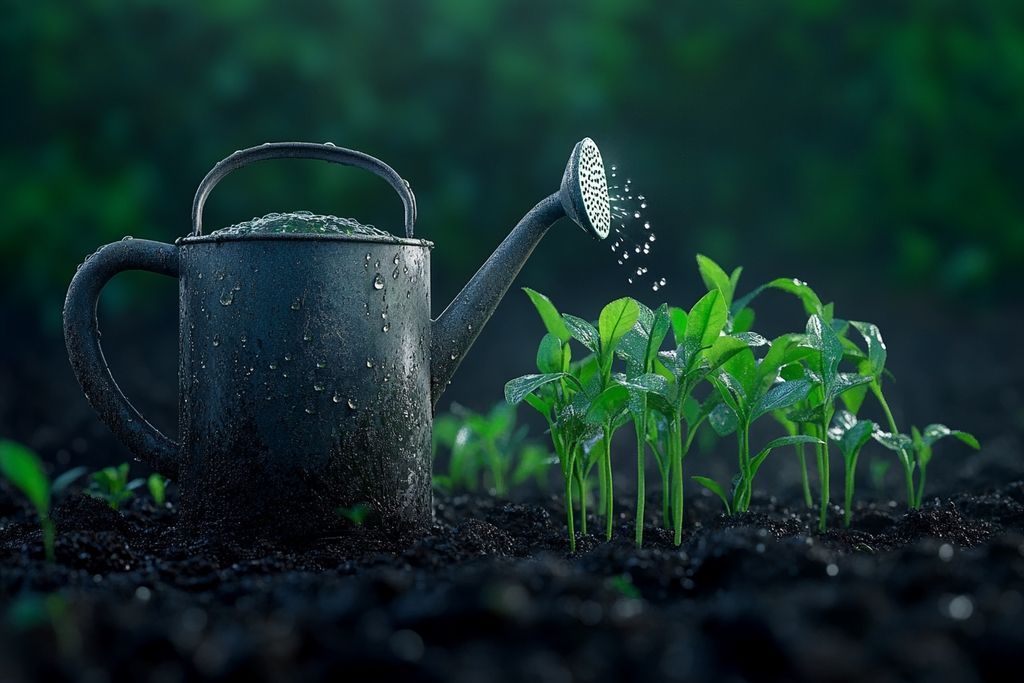 Potager en mai