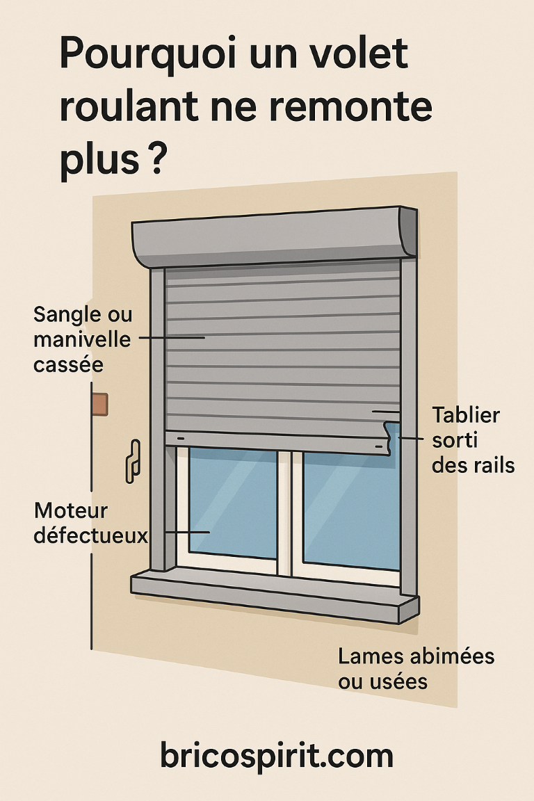 Volet Roulant Ne Remonte Plus Jusquen Haut