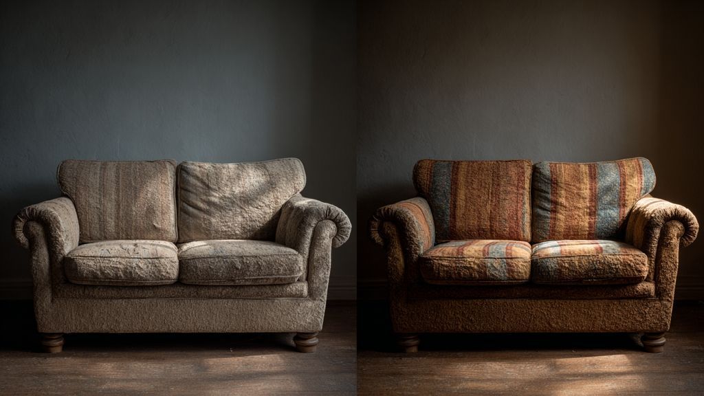 Peut-on vraiment renouveler un canapé en tissu non déhoussable ?