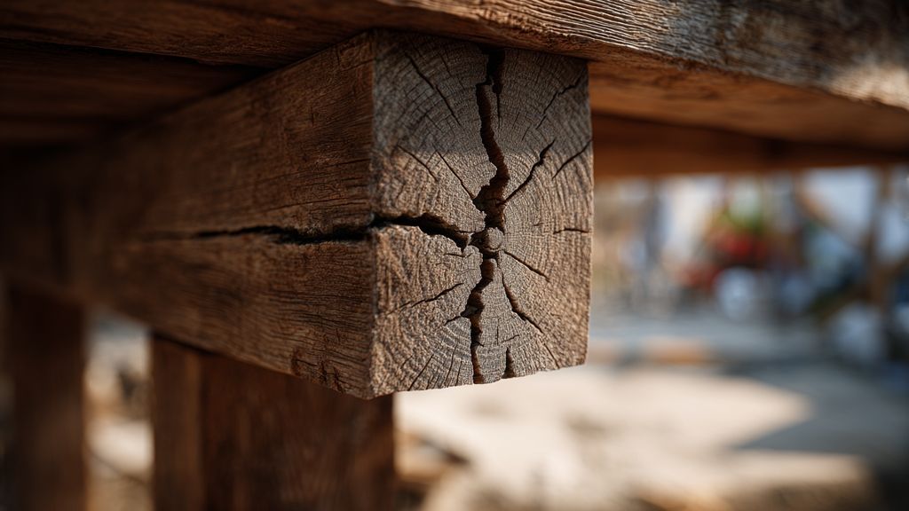 Tous les risques liés à une poutre fendue en longueur