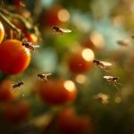 moucheron sur tomate