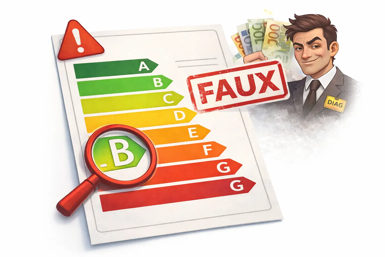 Fraude au DPE : comment repérer un faux et vérifier ton diagnostic