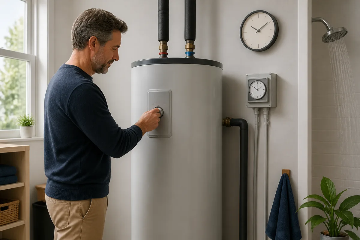 How to reduce the electricity consumption of a water heater without changing the installation