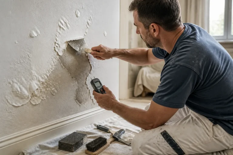 Peinture qui cloque après séchage : causes, diagnostic et reprise