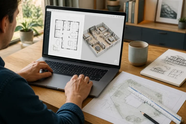 Plan de maison en ligne : mesures, logiciel et règles à connaître