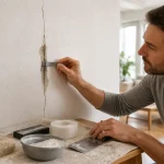 Réparer une fissure dans un mur intérieur selon sa profondeur : la méthode complète