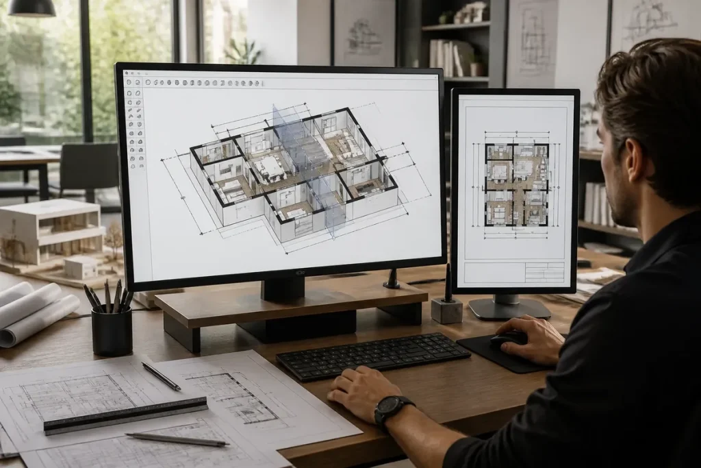 Dessiner un plan 2D avec SketchUp LayOut : méthode pas à pas